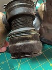 Pat 1925 "Safety" Miner's Hat Autolite Carbide Light Coal Vintage Cloth — photo 10