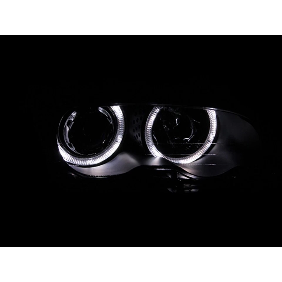 ANZO For BMW 328i 1999 2000 Projector Headlights w/ Halo Black Foto 3 de 4