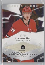 2018-19 Upper Deck Black Diamond Relic Rookie Gems Single 17/99 Nicolas Roy 0kg3