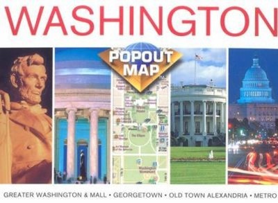 Washington D.C. Popout Map Rand McNally and Company