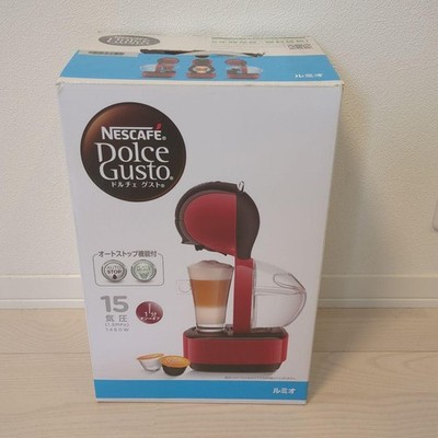 Nescafe Dolce Gusto Red Coffee Maker Capsule Machine with 15 Bar Pump Espresso
