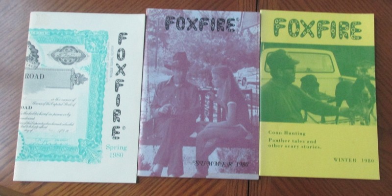 Vintage Foxfire Magazines Spring/Summer/Winter 1980