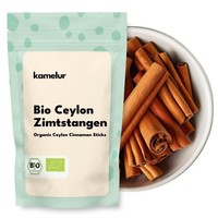 (75,60 Eur/Kg) 250G Bio Ceylon Zimtstangen | Ca. 50 Stk | Zimt Ganz