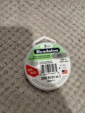 BEADALON 7 Strand Stainless Bead Stringing Wire, 0.024 in / 0.61 Mm 200 FT JW06T