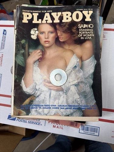 Playboy October 1975 Magazine Jill De Vries and Interview with Cher Vintage