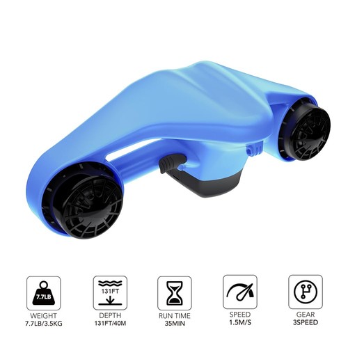 Scooter Subacqueo Elettrico Seascooter con Action Camera Mount Scooter Marino a - Foto 11 di 24