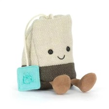 Jellycat Amuseables Steepy Tea Bag Plush EXCLUSIVE Rare With Tags NWT