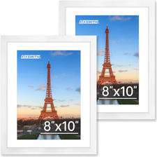 8X10 Picture Frame Set of 2, Photo Frame with HD Plexiglass, Display Pictures 5X