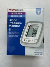 CVS Health Upper Arm Series 400 Digital Blood Pressure Monitor Accurate White