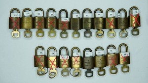 Louis Vuitton Lock and Key Set Vintage