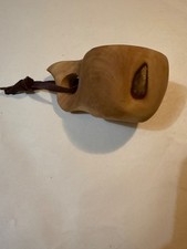 traditional Finnish Kuksa wooden drinking cup...