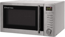 Image of Russell Hobbs RHM2031 20 L 800 W Stainless Steel Digital Grill Microwave with 5 