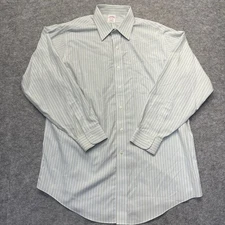 Brooks Brothers Regent Fit Striped Button Down Shirt Men 16-33 Non Iron