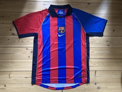 FC Barcelona Trikot XXL 2001/02 #6 Xavi Nike Heim Vintage
