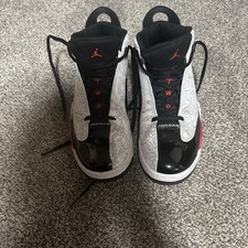 Jordan Dub Zero Basketball Sneakers 6.5Y Black White Red High Top Youth