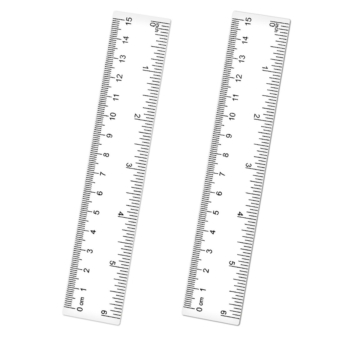 Mini Ruler Inches School Rulers 32 Pack 12 Inch Clear Plastic Rulers | Dual Scale Metric ...