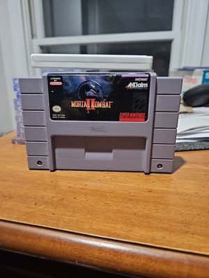Mortal Kombat II (Nintendo SNES, 1994) Cartridge Tested and Working 