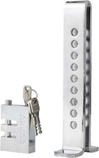 FLK Tech Anti-Theft Brake Clutch Lock, Stainless Steel Large, Silver