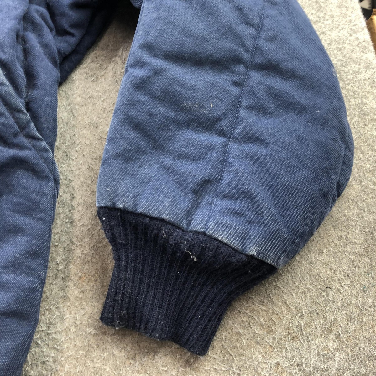 Vintage Walls Blizzard Pruf Jacket Mens 2XL Tall Blue Insulated 