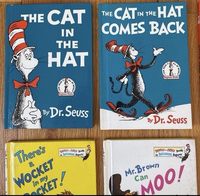 Lot of 6 Most POPULAR Dr. Seuss Beginner Books - Children's Hardcover