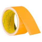 2 Inch x 16.5 Feet Glow in the Dark Tape, 1 Roll Tape, Orange Yellow