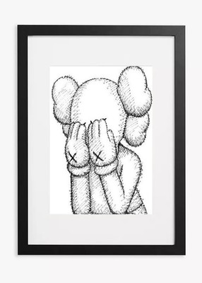 KAWS - 310 g/m² Fine Art Giclée-Druck - mehrere Größen & Rahmenoptionen - Graffiti 