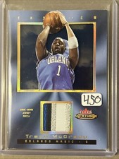 2003 Fleer Mystique Tracy McGrady SkyView 4 Color Patch 10/25
