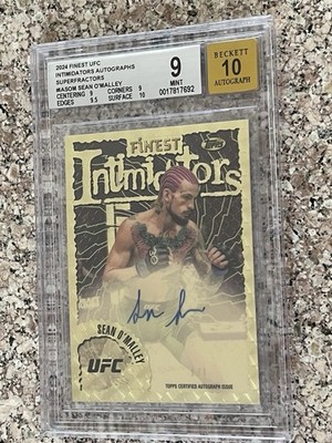 2024 Topps Finest UFC Intimidators SuperFractor SEAN O'MALLEY 1/1
