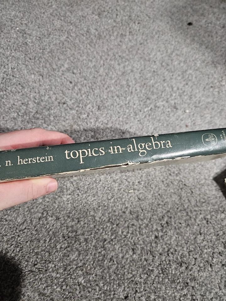 Topics in Algebra by I.N. Herstein 1964 First Edition HC - Image 3 of 4
