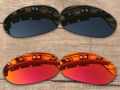 Vonxyz Polarized Lens for-Costa Del Mar Harpoon Retro Black+Fire-Combo Pack