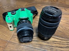 PENTAX K-x Digital SLR Camera Set with 18-55mm and 55-300mm Lenses