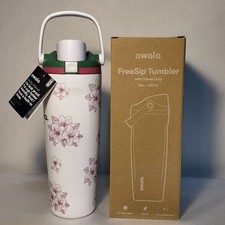30OZ Owalazalea 13 Masters Golf Freesip Vacuum Insulated Sport Water Bottle Cup