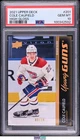 2021-22 Upper Deck Young Guns High Gloss COLE CAUFIELD RC PSA 10 09/10 #201 POP2