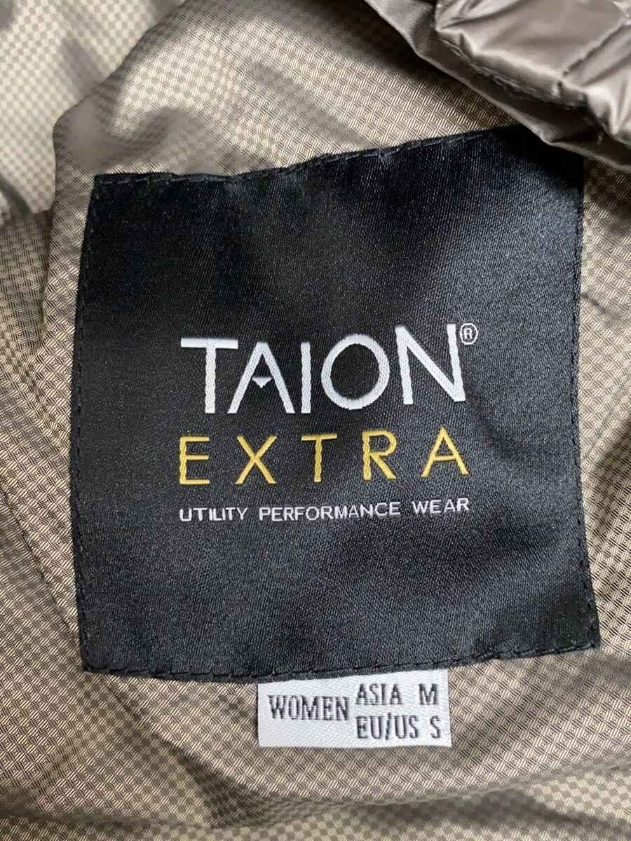 TAION Down Jacket, Medium, Nylon, Gray, with Deta… - image 3