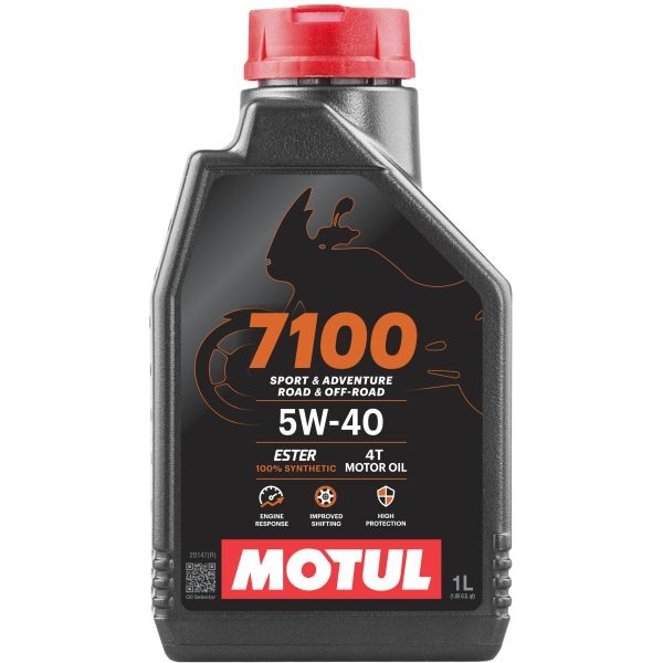 Fits MOTUL 7100 5W40 1L 104086 4T engine oil 5W40  7100 1l 4T ester,  ⭐UK Stock⭐