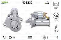 Anlasser Starter Valeo Origins Stop&Start - NEW O.E. Technologie 438230 FüR Ford