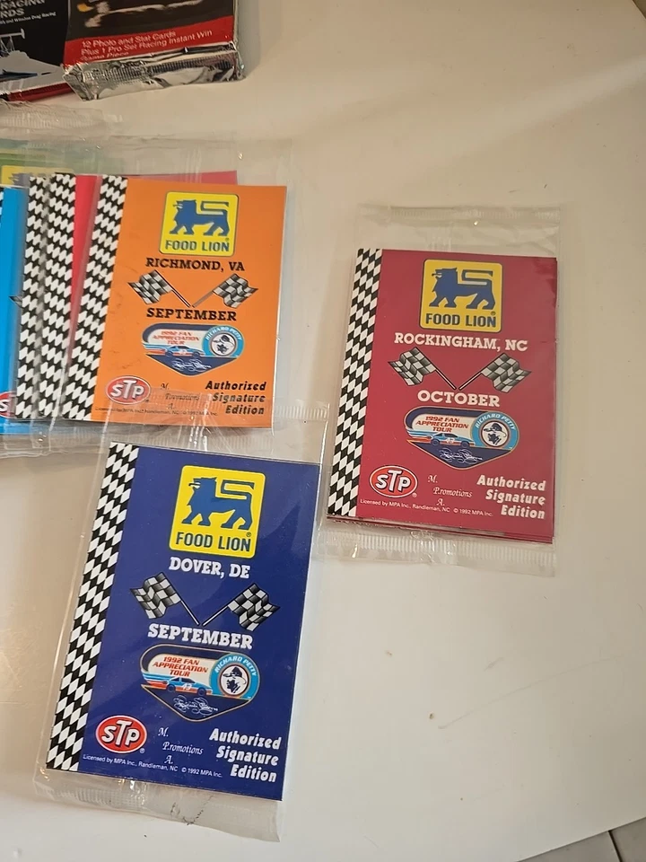 VTG Lot Of Pro Set Nascar Racing Cards Muscle Car Food Lion All New Sealed Packs - Image 3 of 4