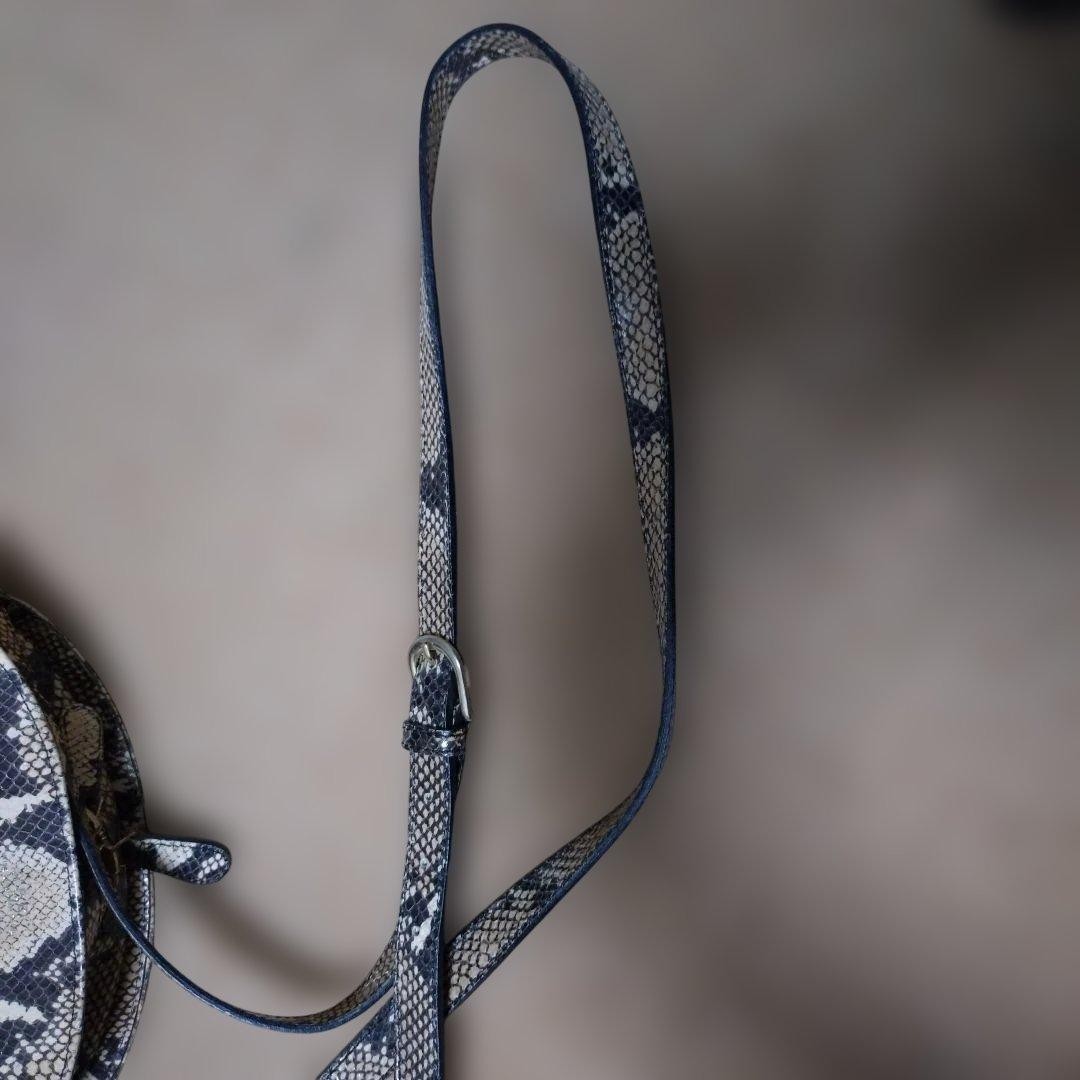 A.P.C. Python Snake Leather Half Moon Shoulder Ba… - image 16