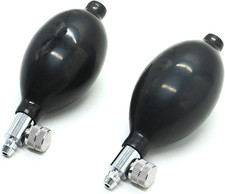2 Pcs Blood Pressure Bulb Pump Replacement, Healthy Sphygmomanometer PVC Adjusta