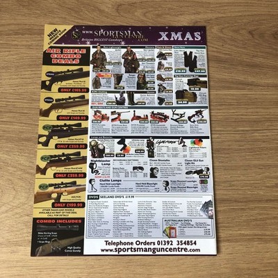 GUNS93 MAGAZINWERBUNG 12X9 SGC: HATSAN MODELL 85 LUFTGEWEHR