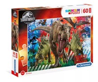 8005125264568 Puzzle Maxi 60 ElementóW. Supercolor. Jurassic World Clementoni