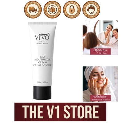 Moisturizing Anti-Aging Face Cream - Shea Butter & Dead Sea Minerals 3.4 Fl Oz
