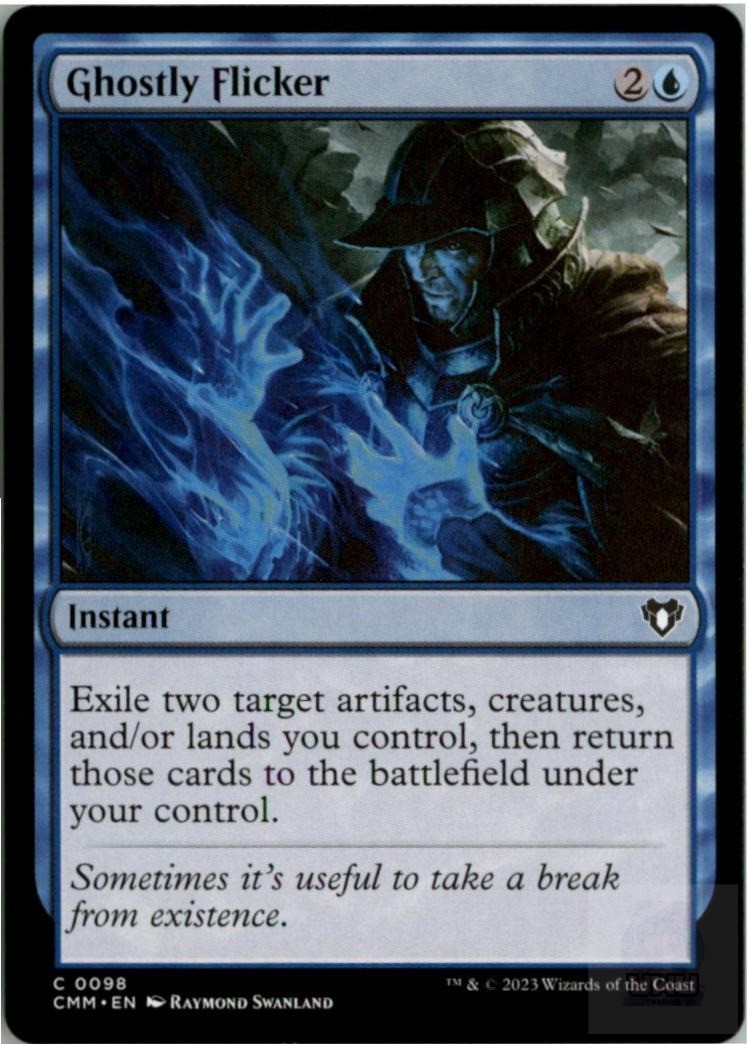 Ghostly Flicker Commander Masters 98 NM