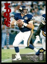 1995 Collector's Choice Chad May #U36 Minnesota Vikings