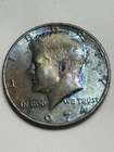 1974 Kennedy Half Dollar/ No Mint & Toned Doubling On In God We Trust (159)