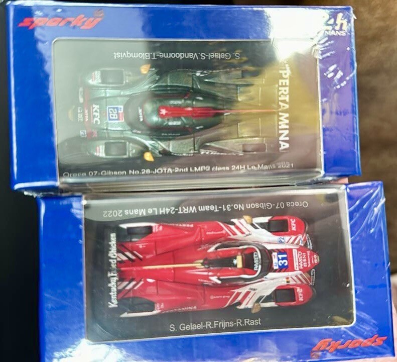 Lot 2 KFC SPARK ORECA 07 Gibson 24h Le Mans 2022 No 28 JOTA No 31
