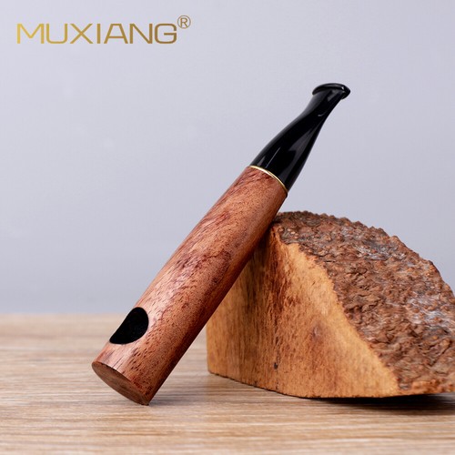 2pcs Holz Tabakpfeife Gerade Kleine Rauchen Pfeife Handgemachte Tragbare Pipes - Bild 4 von 6