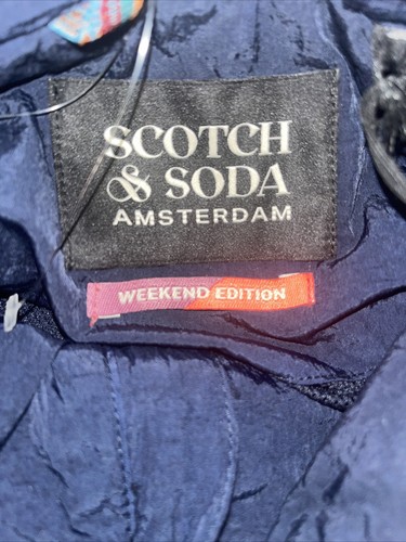 NWT Scotch & Soda Tie-dyed hooded zip-jacket Men’s Size Small Weekend Edition - Picture 4 of 4