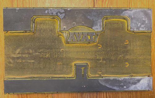 Industrial Foundry Manufacturing Wood/Metal Mold Pattern AVAT, 10"--SALE - Picture 2 of 8