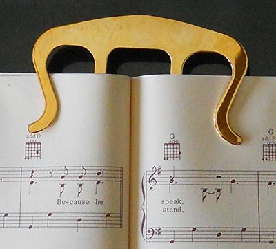 GOLD Clip- Book Mark and Page Holder by Long Beach Music